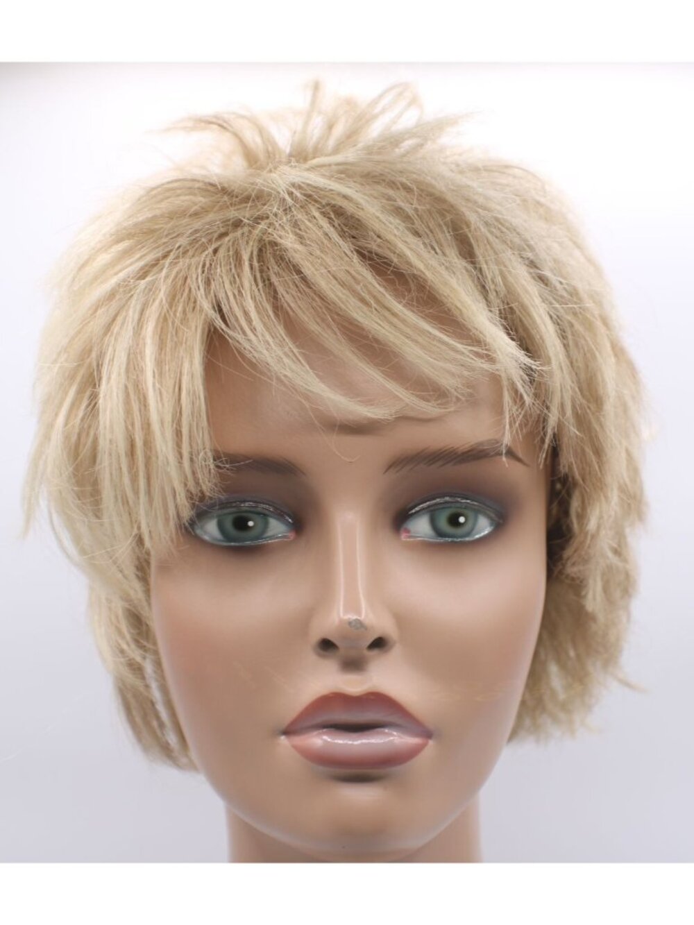 Designer Direct Short Blonde Layered Wig Messy Pixie 21-22" Average Modacrylic